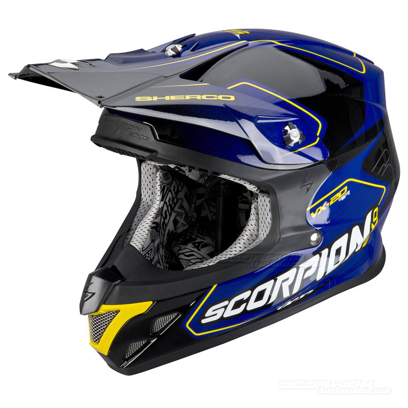 Scorpion VX-20 Crosshjlm MX/Race (Sherco) Limited Edition, Bl