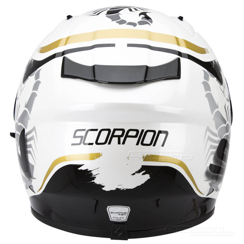 Scorpion EXO-710 Hjlm Race/Gata (Cerberus) Prlvit, Guld