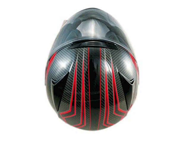 Chok Integralhjlm (Fighter 14 Carbon look) Red