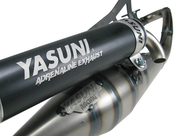 Yasuni Avgassystem (Scooter Z) Alu/Black