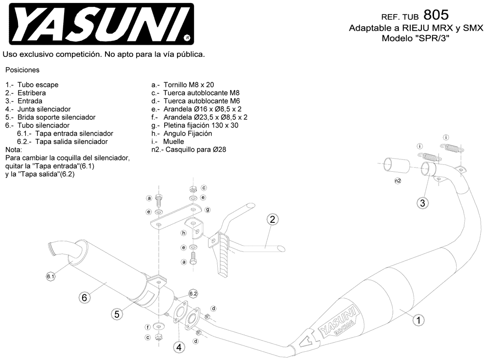 Yasuni Avgassystem (SPR3)