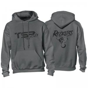 TSR Hoodie (TSR Reckless) Grå, Svart