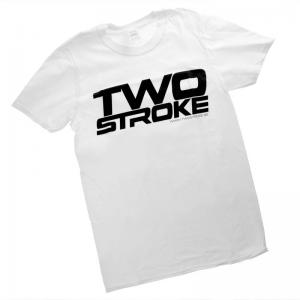 TSR T-Shirt (Twostroke Logo) Vit