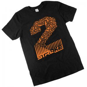TSR T-Shirt (2Stroke logo) Svart, Orange