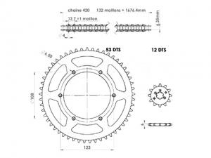 Teknix Drevkit (420) 12-53