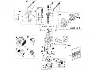 Dellorto Trottelplatta (PHBG)