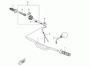 Yamaha Backspegel (1D4F628000)