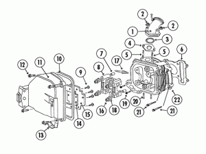 Baotian Sprängskiss - Topplock (SLS) 139QMA/QMB