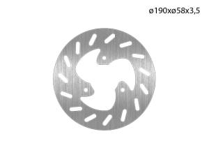 NG Brakes Bromsskiva (Fram och Bak) 190mm