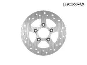 NG Brakes Bromsskiva (Fram) 220mm