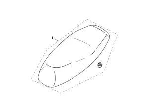 Yamaha Sadel SMX (3C7F47302000)
