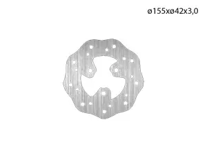 NG Brakes Bromsskiva (Fram) Ludix