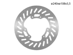 NG Brakes Bromsskiva (Fram) 240mm