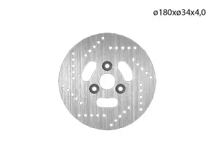 NG Brakes Bromsskiva (Fram) 180mm