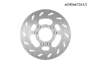NG Brakes Bromsskiva (Fram) 240mm