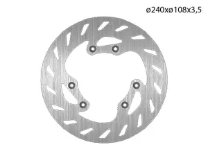 NG Brakes Bromsskiva (Fram) 240mm