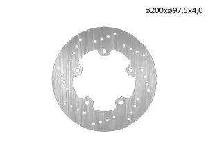 NG Brakes Bromsskiva (Fram och Bak) 200mm