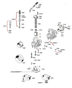 Dellorto Bricka (luftskruv) PHBG/PHBN/PHVA Förgasaren