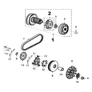 Peugeot Sprängskiss - Drivpaket
