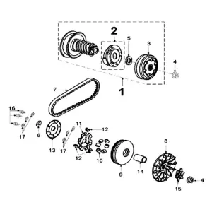 Peugeot Sprängskiss - Drivpaket