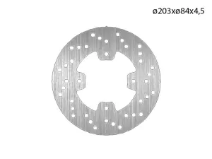 NG Brakes Bromsskiva (Bak) 203mm