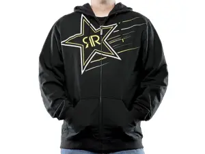 Rockstar Zip Hoodie (Supernova) Svart (Sista storleken S)