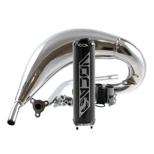 Voca Avgassystem (Cross Chromed) Svart