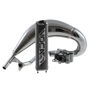 Voca Avgassystem (Chromed) Beta - Svart