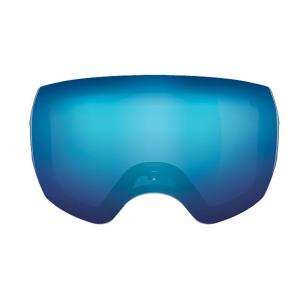 Abom Lins skoterglas&ouml;gon (Heet) Sky Blue Mirror