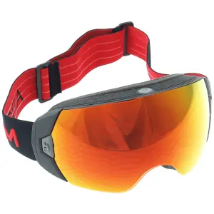 Abom Imfria sn&ouml;skoterglas&ouml;gon Sunrise Red Mirror, Svart/R&ouml;d