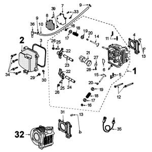 Peugeot Sprängskiss - Cylinder (2018->)