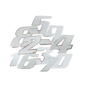 4R Racingsiffror (Vit)