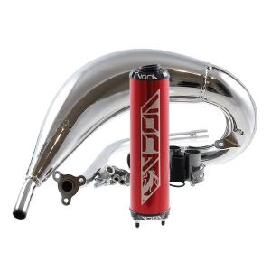 Voca Avgassystem (Cross Chromed) R&ouml;d