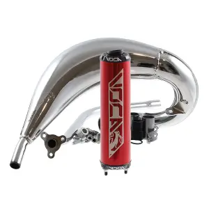 Voca Avgassystem (Cross Chromed) R&ouml;d