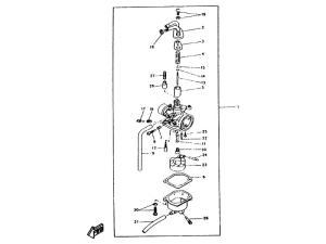 Yamaha Sprängskiss - Förgasaren Neos (97-01) - TK