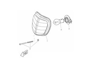 Yamaha Sprängskiss - Strålkastaren (Slider) 04-12