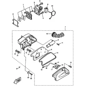 Yamaha Spr&auml;ngskiss - Insug (Minarelli - CW)