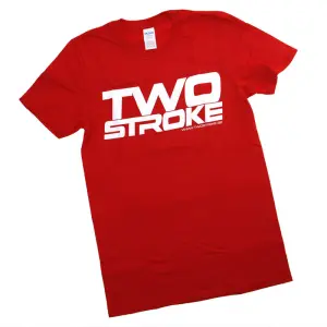 TSR T-Shirt (Twostroke Logo) Röd (Sista storleken M)