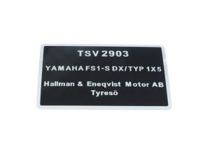 Maxwell Typskylt (Yamaha)