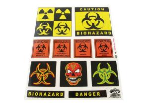 4R Stickersark (20x24cm) BIOHAZARD