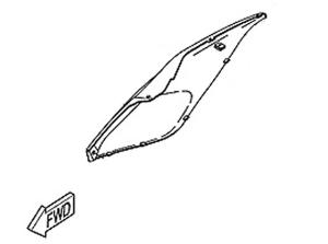 Yamaha Sidokåpa, Höger (5BRF174103PJ)