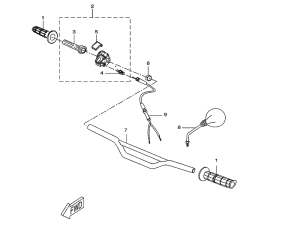 Yamaha Backspegel (1D4F628000)