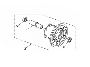 Yamaha Distansaxel (13DF538300)