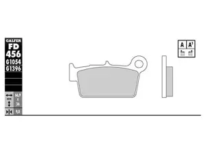 Galfer Bromsbelägg (Semi-metall)