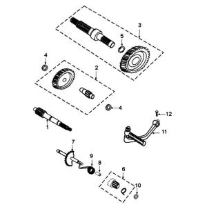 Peugeot Sprängskiss - Kick / transmission