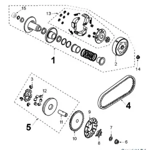 Peugeot Sprängskiss - Drivpaket