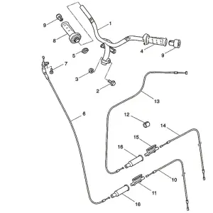 Yamaha Styre (5BRF611001 WB2388)