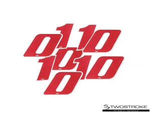 4R Racingsiffror (Röd)
