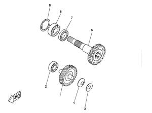 Minarelli Sprängskiss - Transmission (Minarelli - MA)
