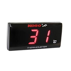 Koso Temperatur- & voltmätare (Super Slim)